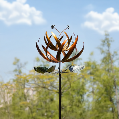 Copper Garden Flower Spinner
