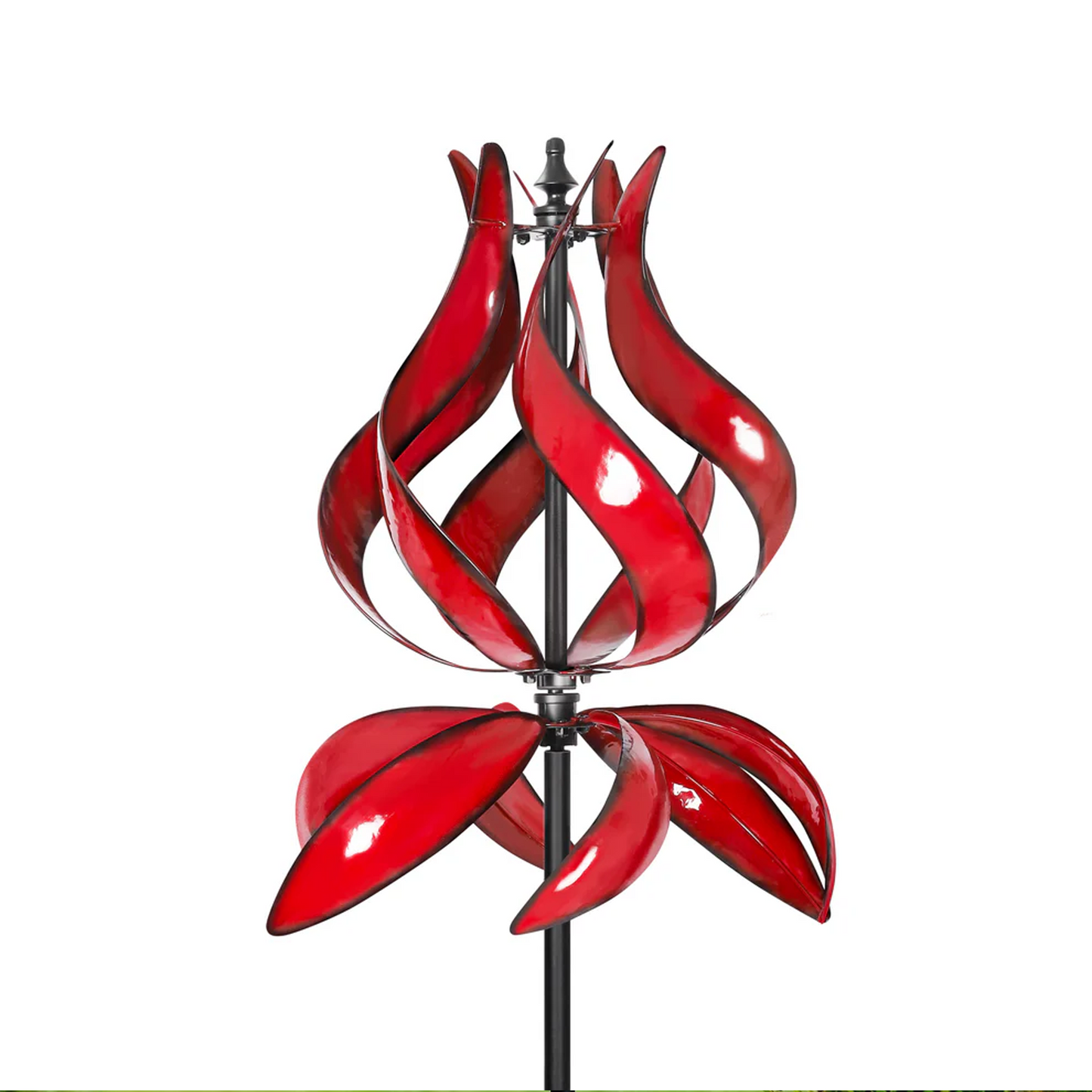 Twisting Tulip Wind Spinner