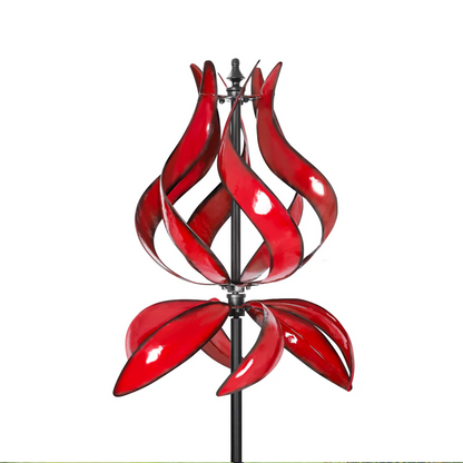 Twisting Tulip Wind Spinner