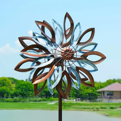 Glowing Water Lily Wind Spinner