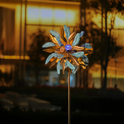 Feather Glow Solar Wind Spinner