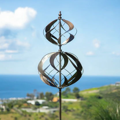 Double Globe Wind Spinner