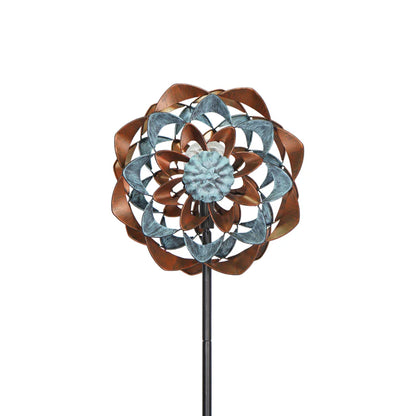 Zinnia Sunburst Wind Spinner
